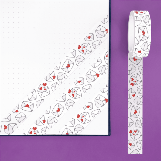 Sealed with a Kiss washi tape