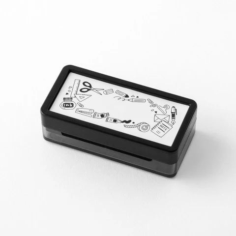 Stationery Paintable Stamp - Mirdori - Pre-Inked, Half-Sized