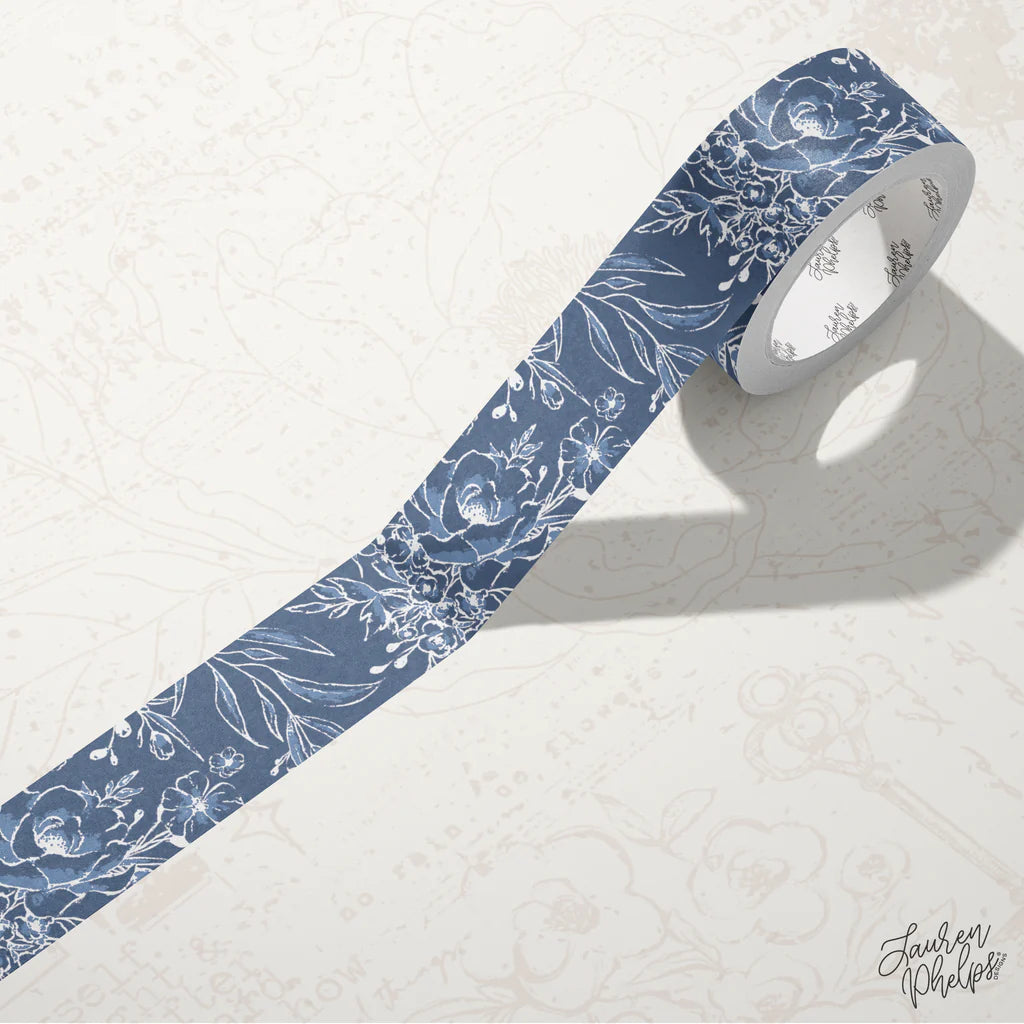 Solid Floral Bloom Washi Tape by Lauren Phelps Designs