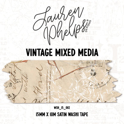 Vintage Mixed Media Washi by Lauren Phelps Design