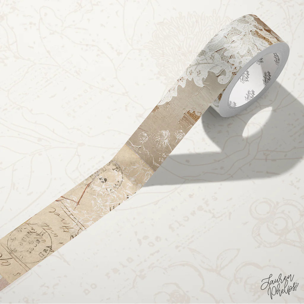 Vintage Mixed Media Washi by Lauren Phelps Design