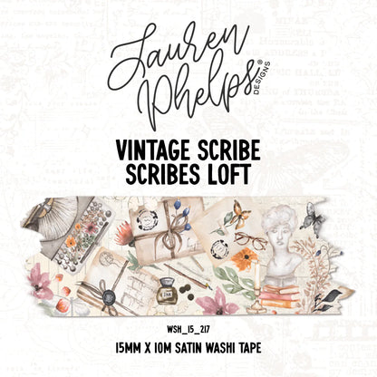 Vintage Scribe | Scribes Loft Washi - Lauren Phelps Design