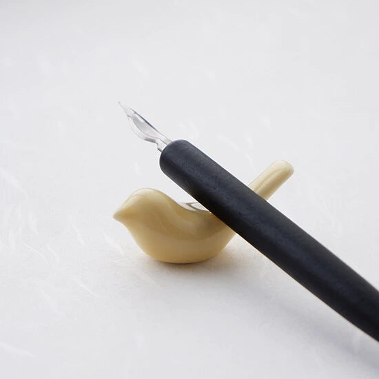 Little Bird Japanese Ceramic Pen Rest